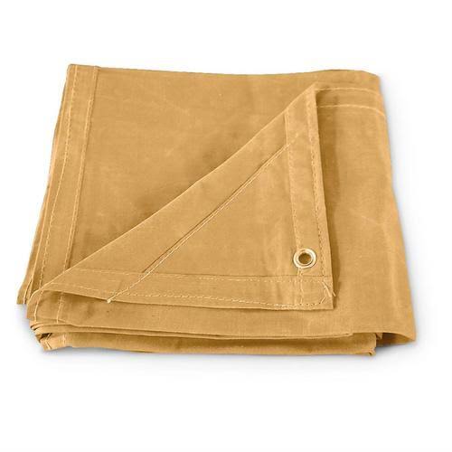 How much weight can canvas tarpaulin withstand?